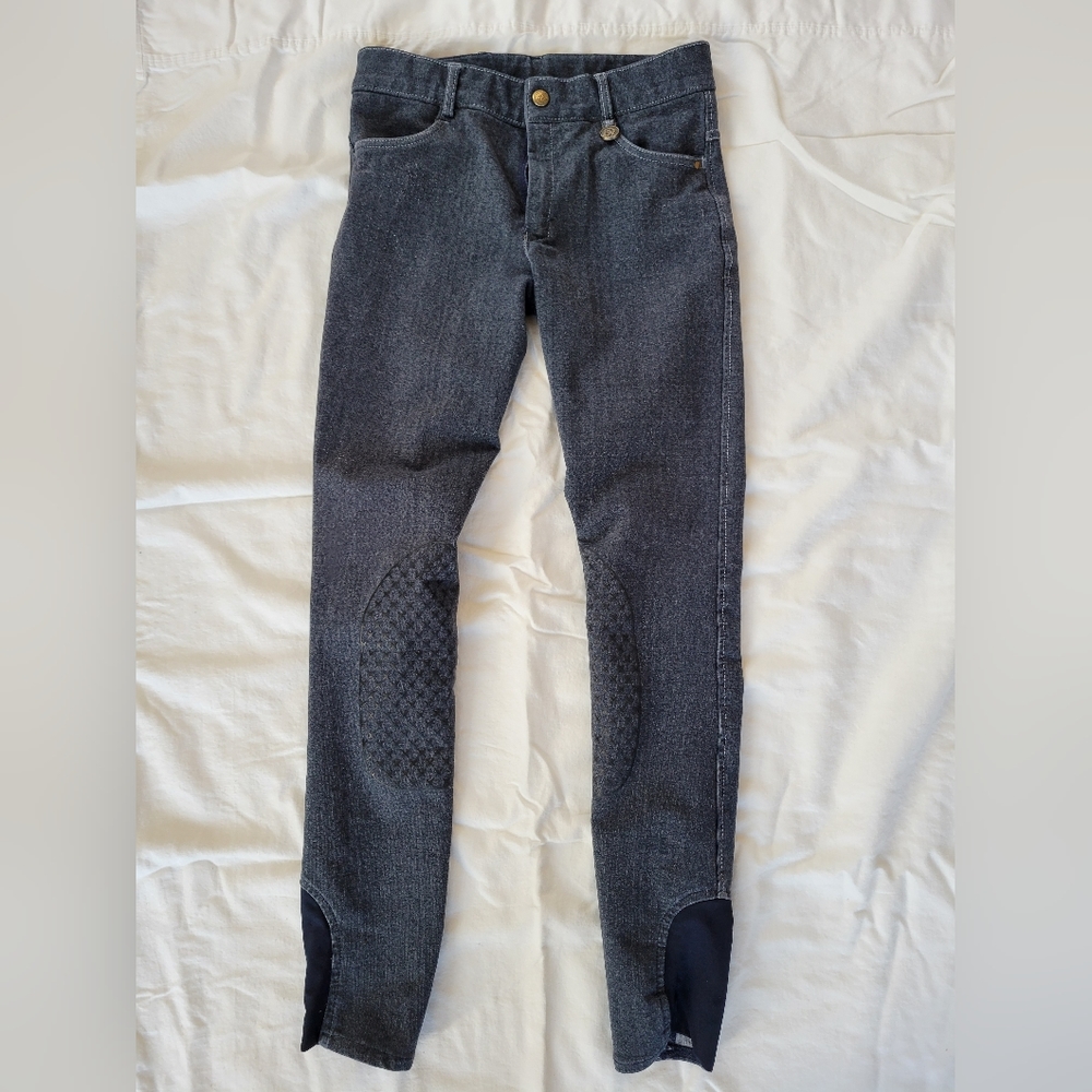 Girls breeches size 16 dusty black
